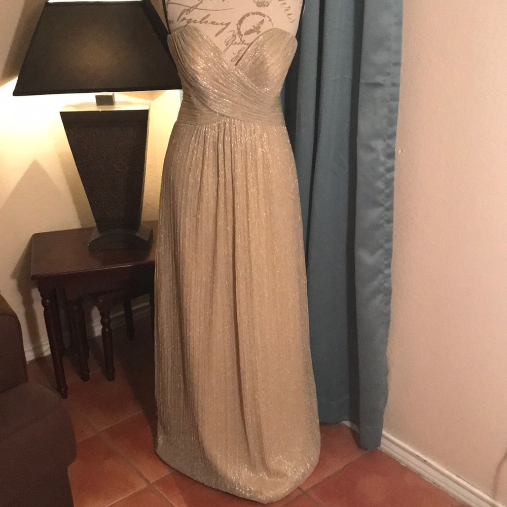 Gold dress
